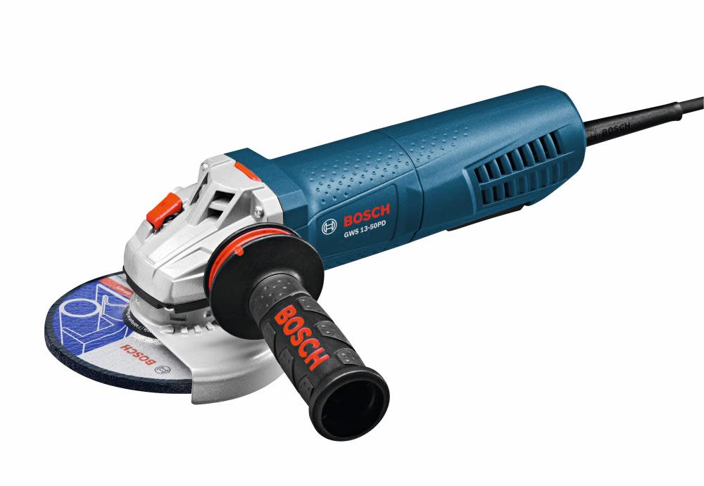 Bosch 5 In. Angle Grinder with No-Lock-On Paddle Switch - Flockneti