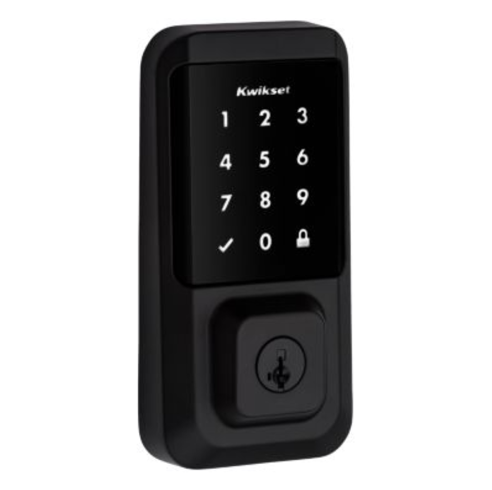 Kwikset Halo Smart Lock Wi Fi Smart Lock Touchscreen Black - Flockneti