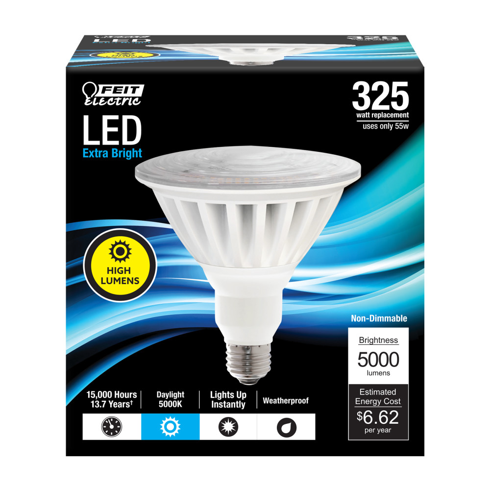 Feit Electric 325W PAR38 5000K Reflector LED Bulb 1pk - Flockneti