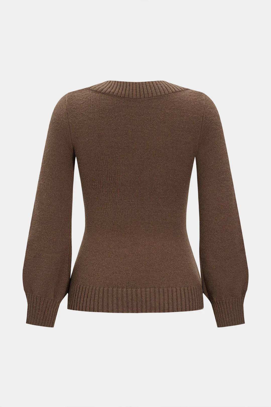 Knit Solid Long-Sleeve Top - Flockneti