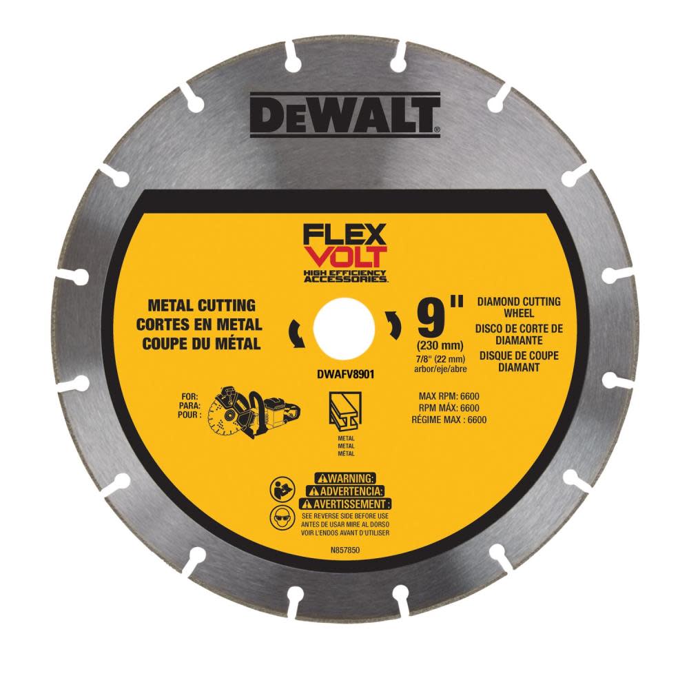 DEWALT Diamond Wheel FLEXVOLT 9″ Metal Cutting - Flockneti