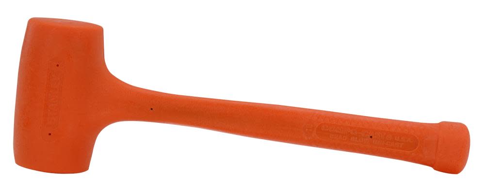 Stanley 21 Oz Compo-Cast Standard Head Soft Face Hammer - Flockneti