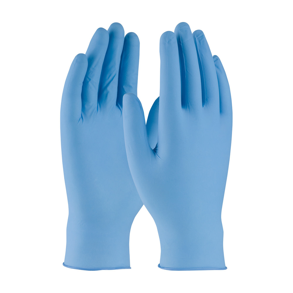 Protective Industrial Products Ambi-dex Turbo Disposable Nitrile 5 mil Blue Powdered 100 pcs/box S - Flockneti