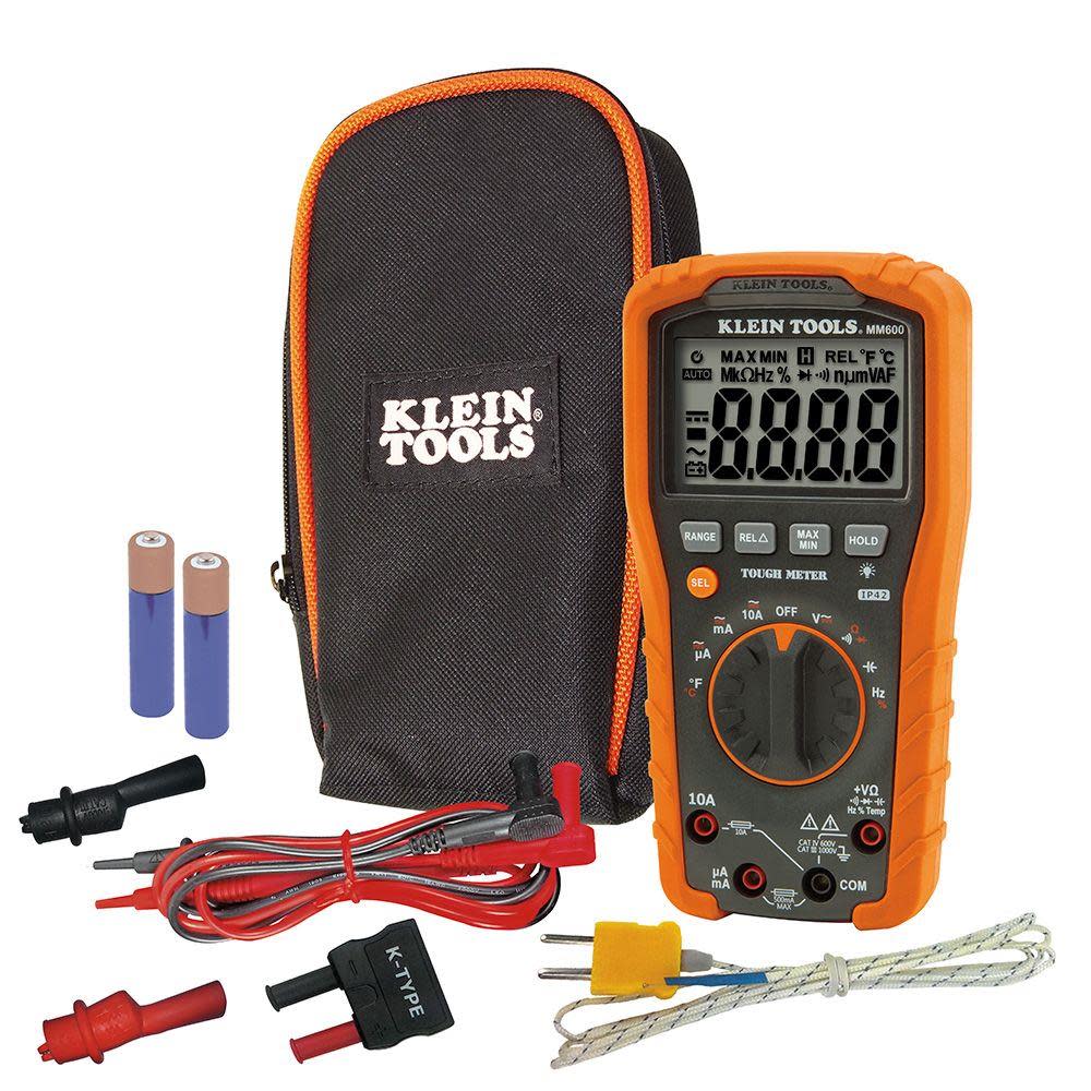 Klein Tools Digital Multimeter Auto-Range 1000V - Flockneti