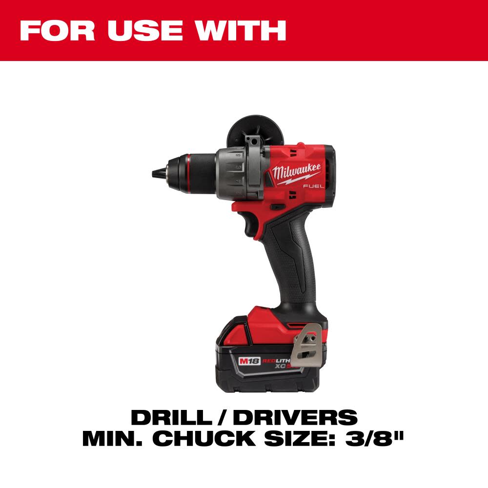 Milwaukee 3/8 in. Large Thread Arbor - Flockneti