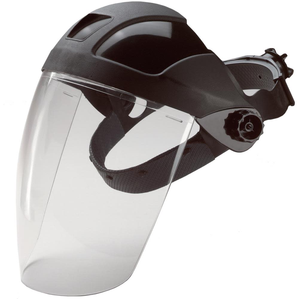 ERB E12 Headgear with Clear Polycarbonate Face Shield - Flockneti