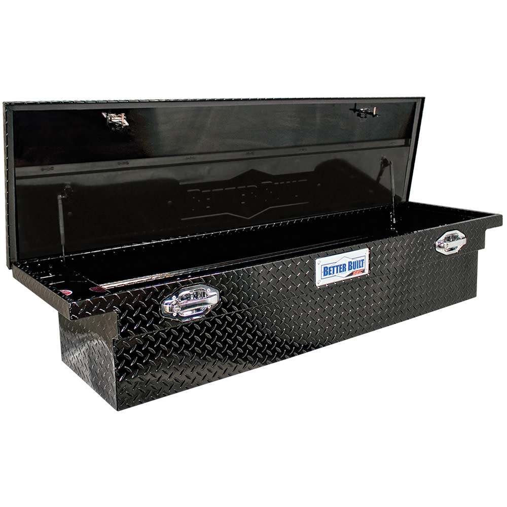 Better Built 71″ SEC Saddle Truck Tool Box LOW PROFILE GLOSS BLACK - Flockneti