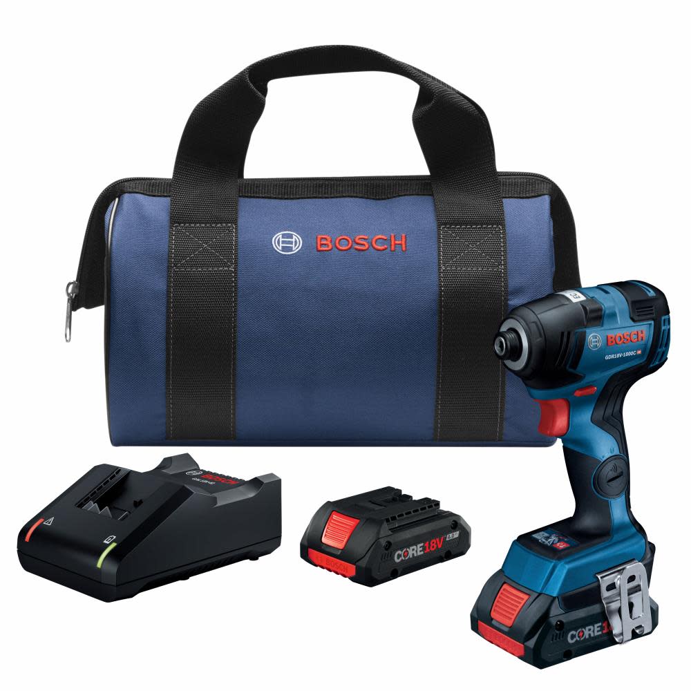 Bosch 18V EC 1/4″ Hex Impact Driver Kit - Flockneti