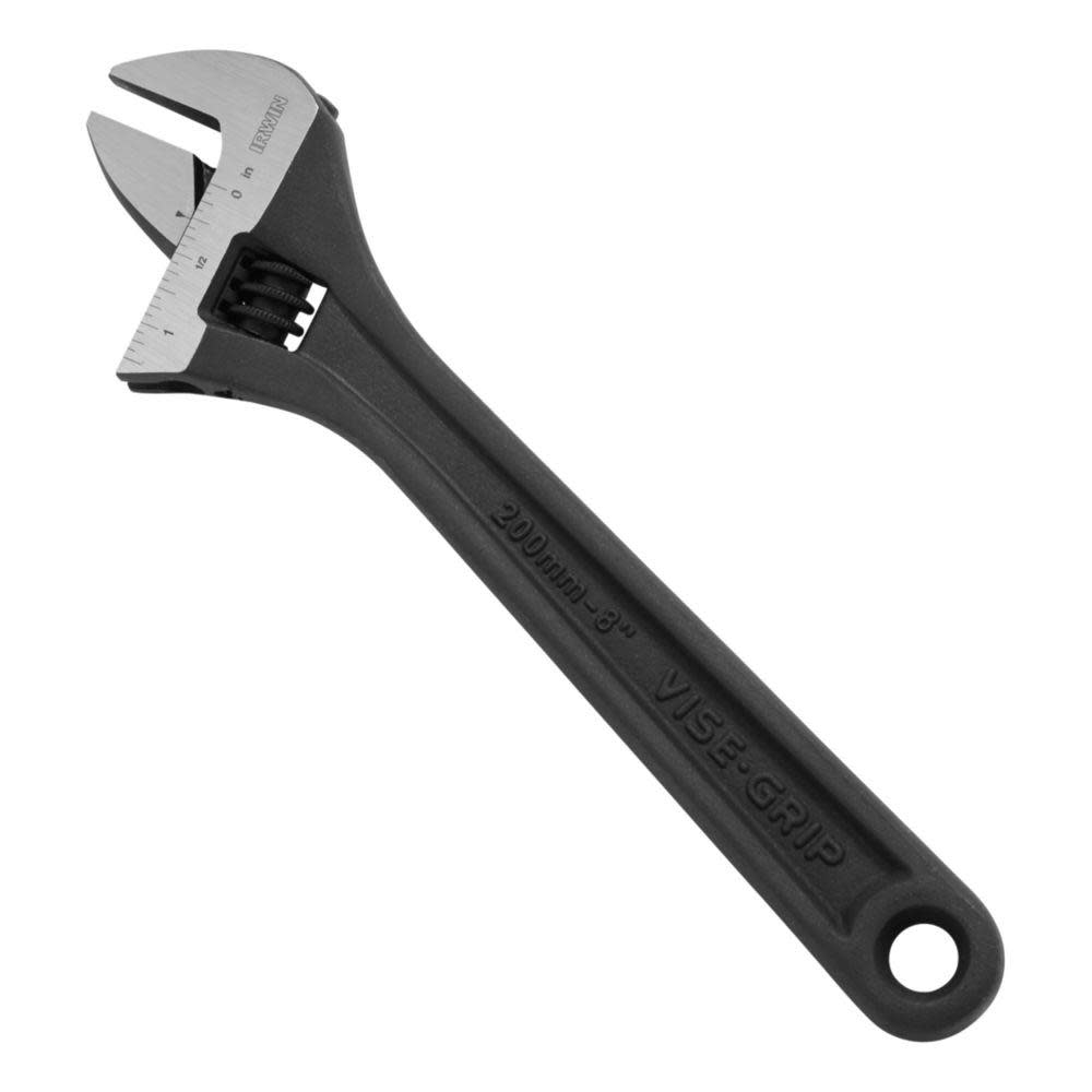 Irwin VISE-GRIP 8-in Black Oxide Adjustable Wrench - Flockneti
