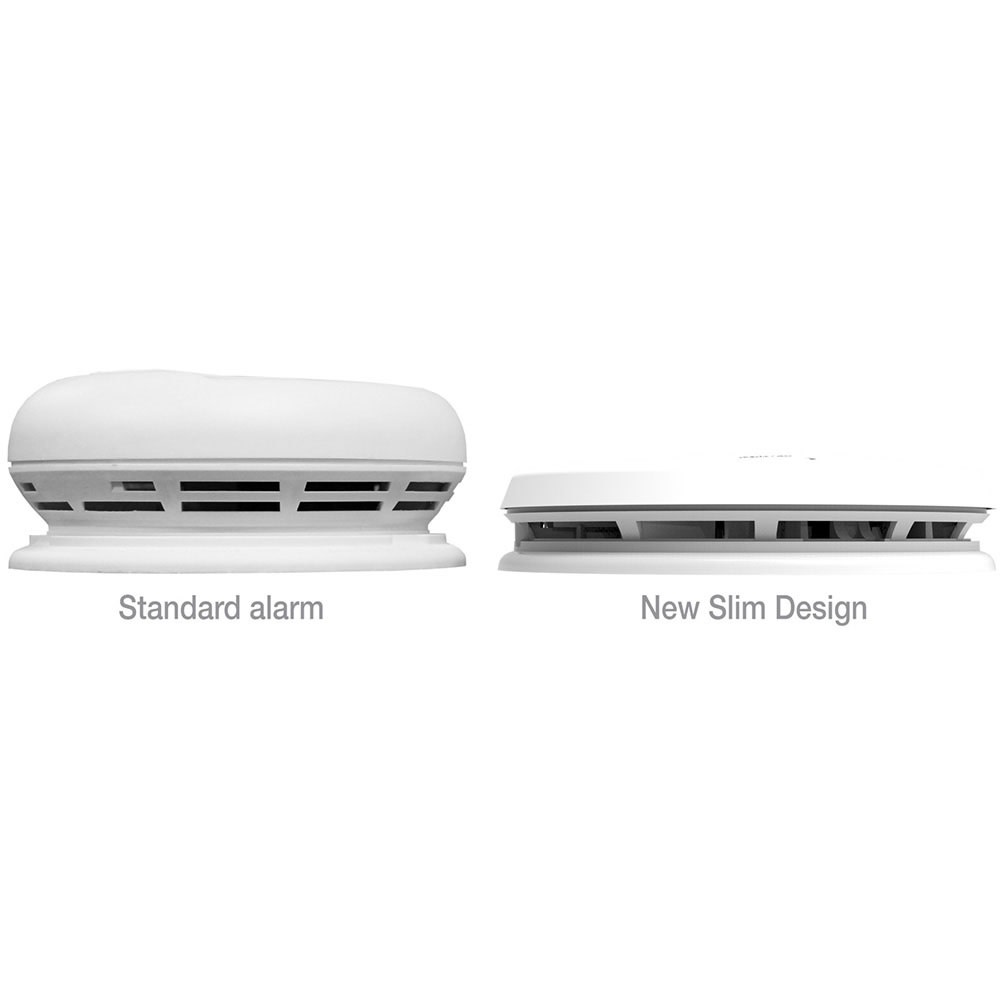 First Alert 10-Year Sealed Battery Photoelectric Smoke Alarm with Slim Design - Flockneti