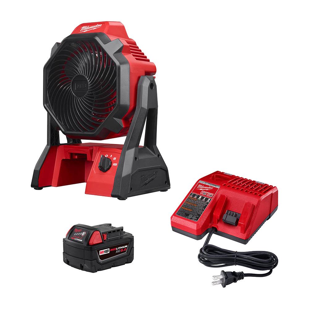 Milwaukee M18 Jobsite Fan Kit - Flockneti
