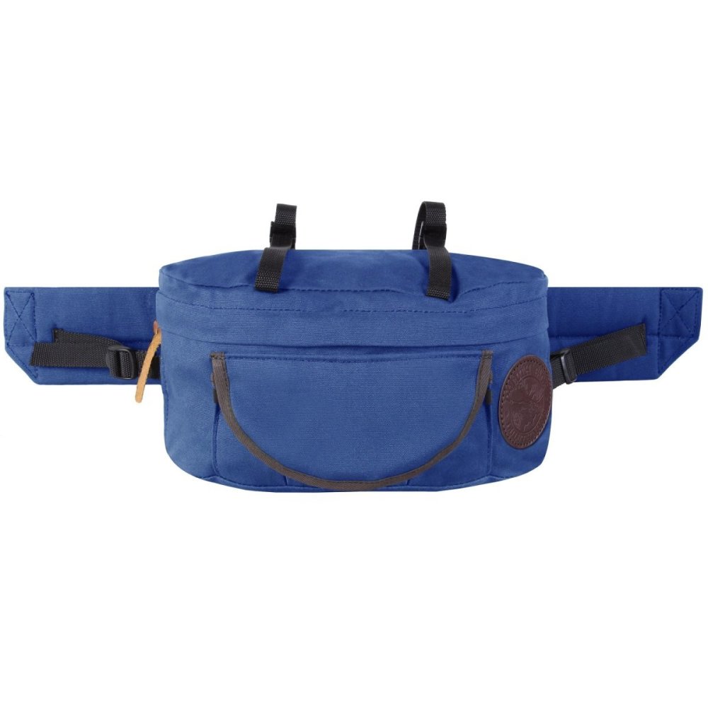 Duluth Pack 9 Liter Capacity Royal Blue Canvas Lumbar Pack - Flockneti