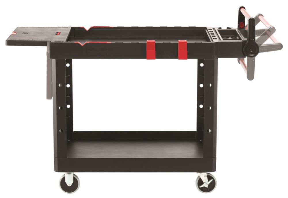 Rubbermaid Heavy Duty Adaptable Utility Cart (Medium) Black - Flockneti