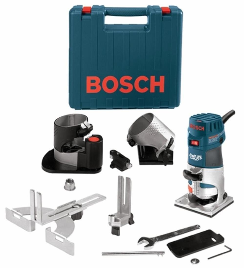 Bosch 1 HP Colt Variable Speed Electronic Palm Router Installer’s Kit - Flockneti
