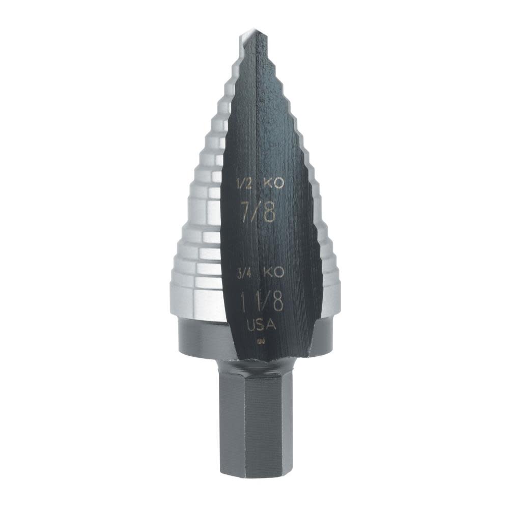 Irwin STEP DRILL Bit COBALT #9 7/8 AND 1 1/8″ 2 SZ - Flockneti