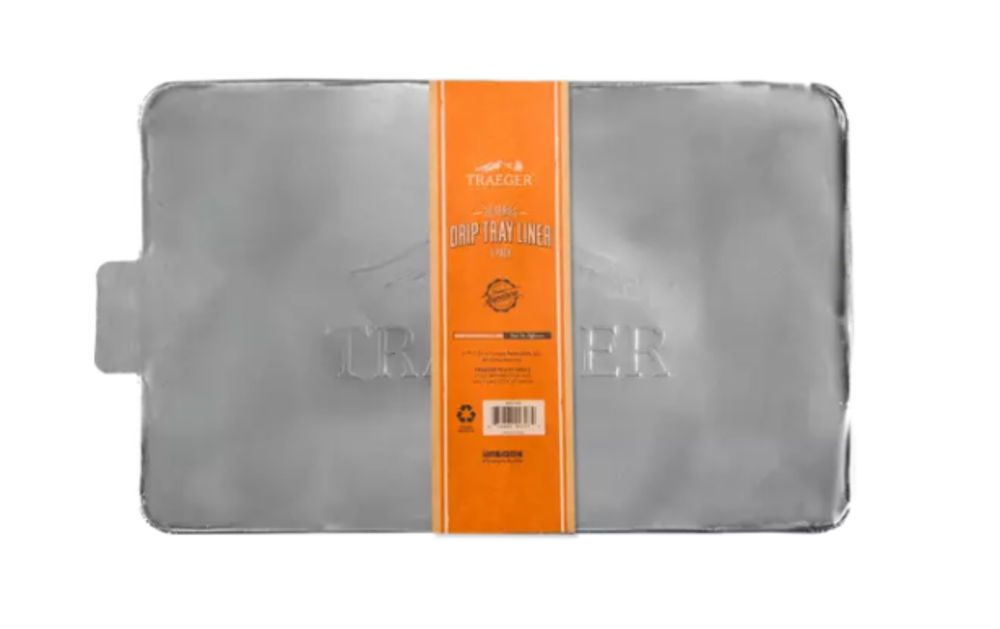 Traeger Heat Proof Aluminum Drip Tray Liners for Junior Bronson Tailgater Models 5 Pack - Flockneti