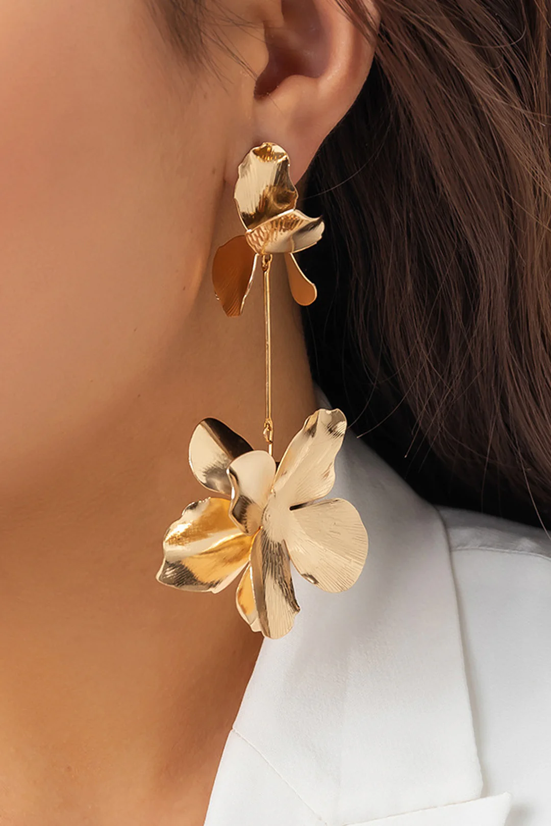 Flower Drop Earrings - Flockneti