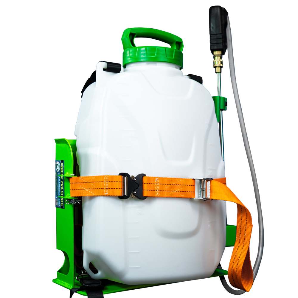 Green Touch Sprayer Rack For Open/Enclosed Trailer - Flockneti
