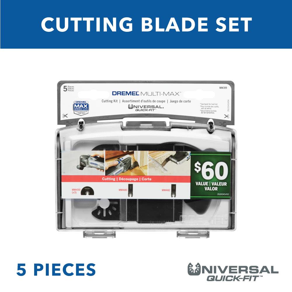 Dremel Cutting Oscillating Blade Assortment - Flockneti