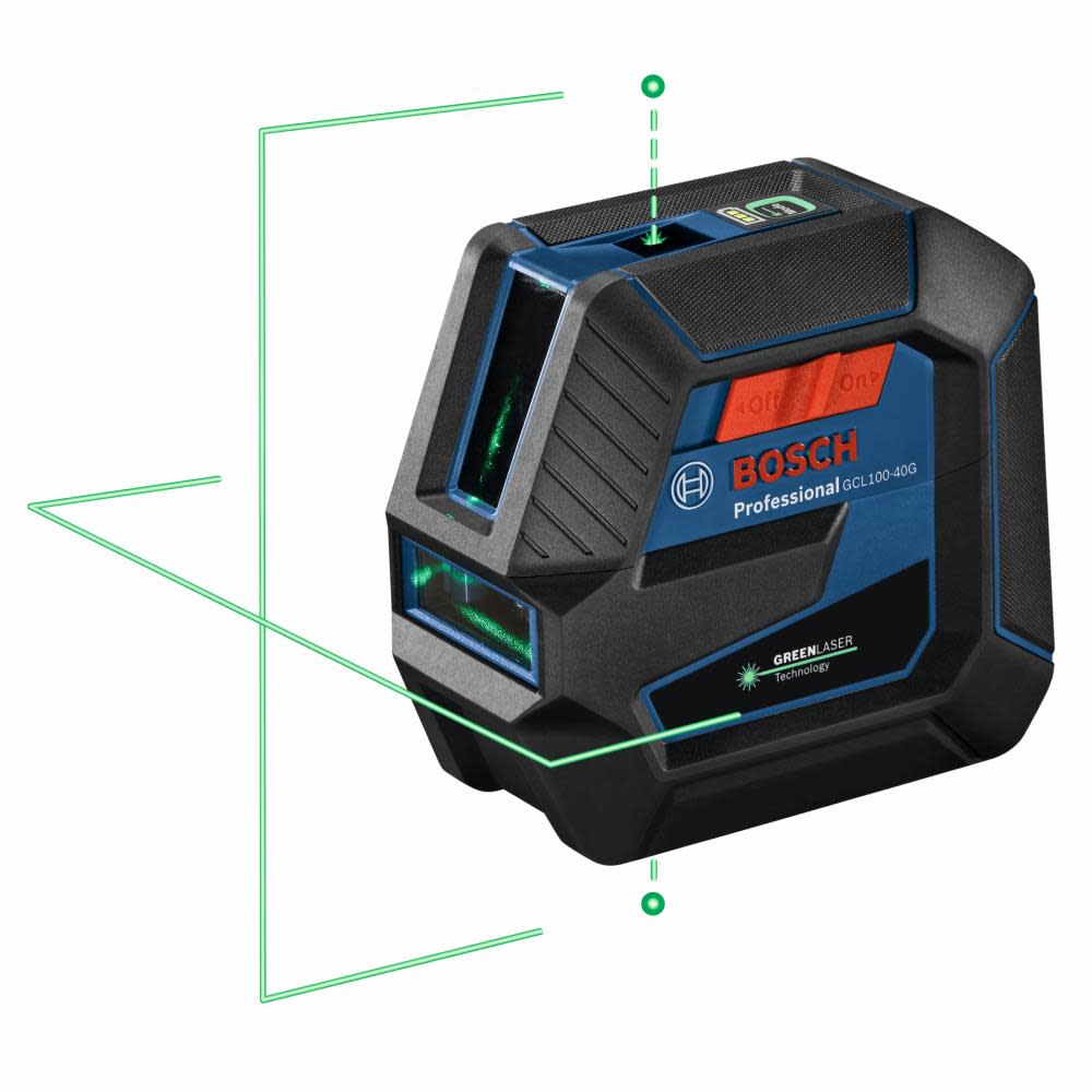 Bosch Green Beam Self Leveling Cross Line Laser Reconditioned - Flockneti
