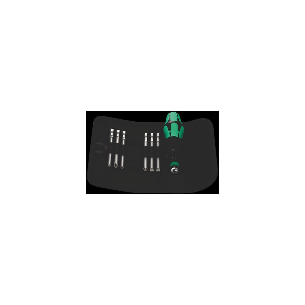Wera Tools Kraftform Kompakt 40 Screwdriver with Bits 7pc - Flockneti