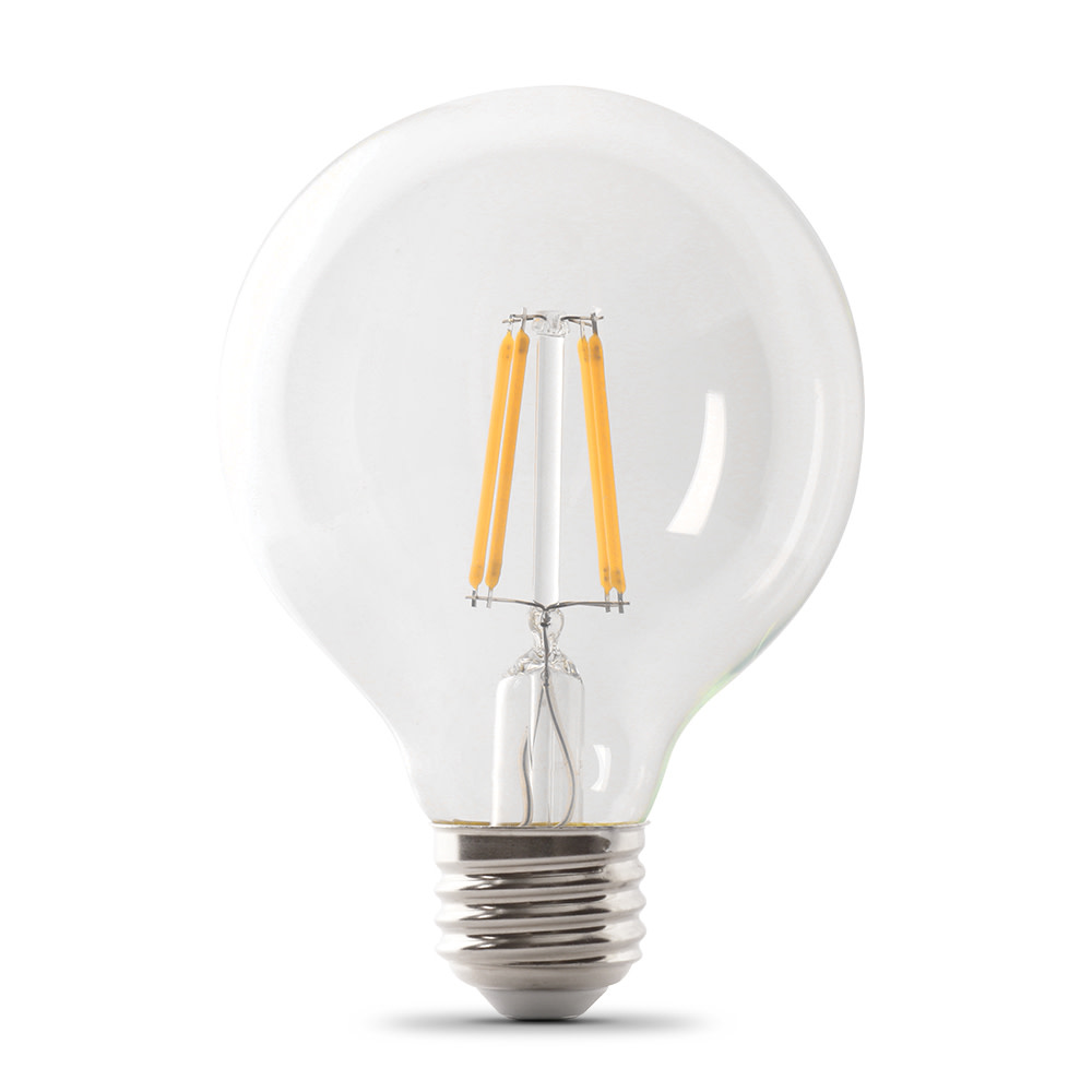 Feit Electric 60W G25 5000K Filament LED Bulb 3pk - Flockneti