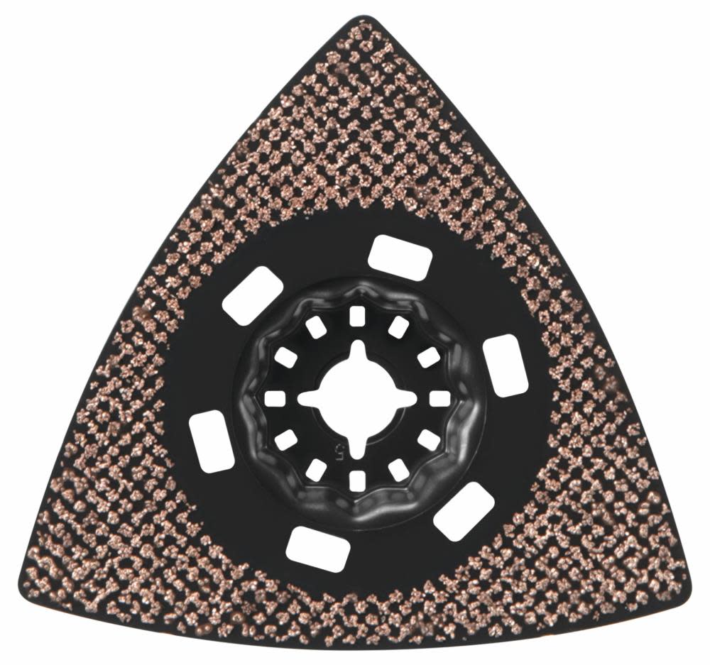 Bosch Starlock Oscillating Multi-Tool Carbide 60 Grit Delta Sanding Pad - Flockneti
