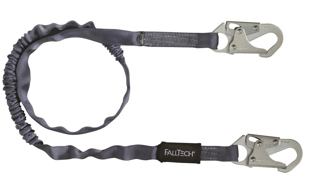 Falltech Internal 6 Ft. Shock Absorbing Lanyard - Flockneti