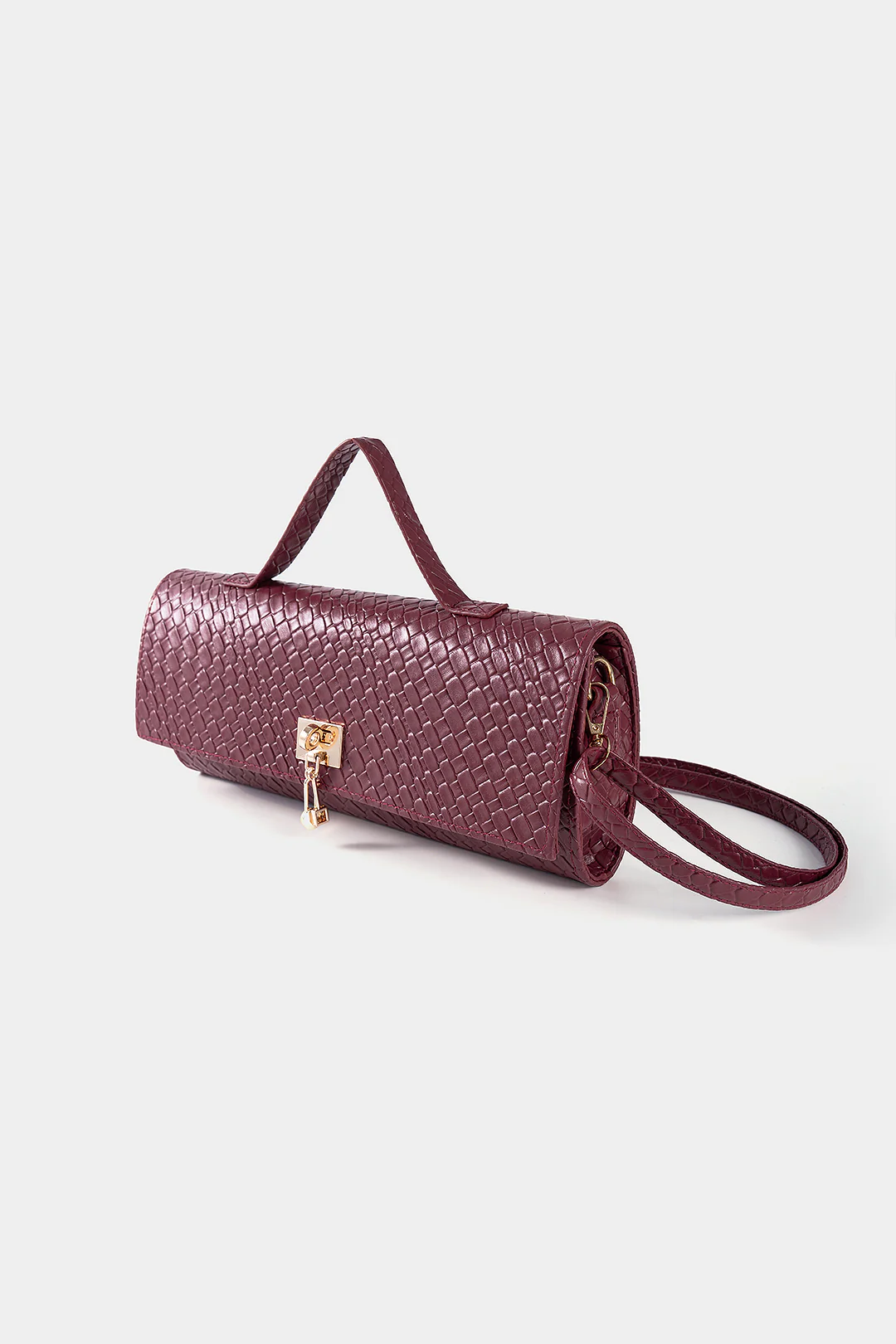 Woven Metal Clutch Bag - Flockneti