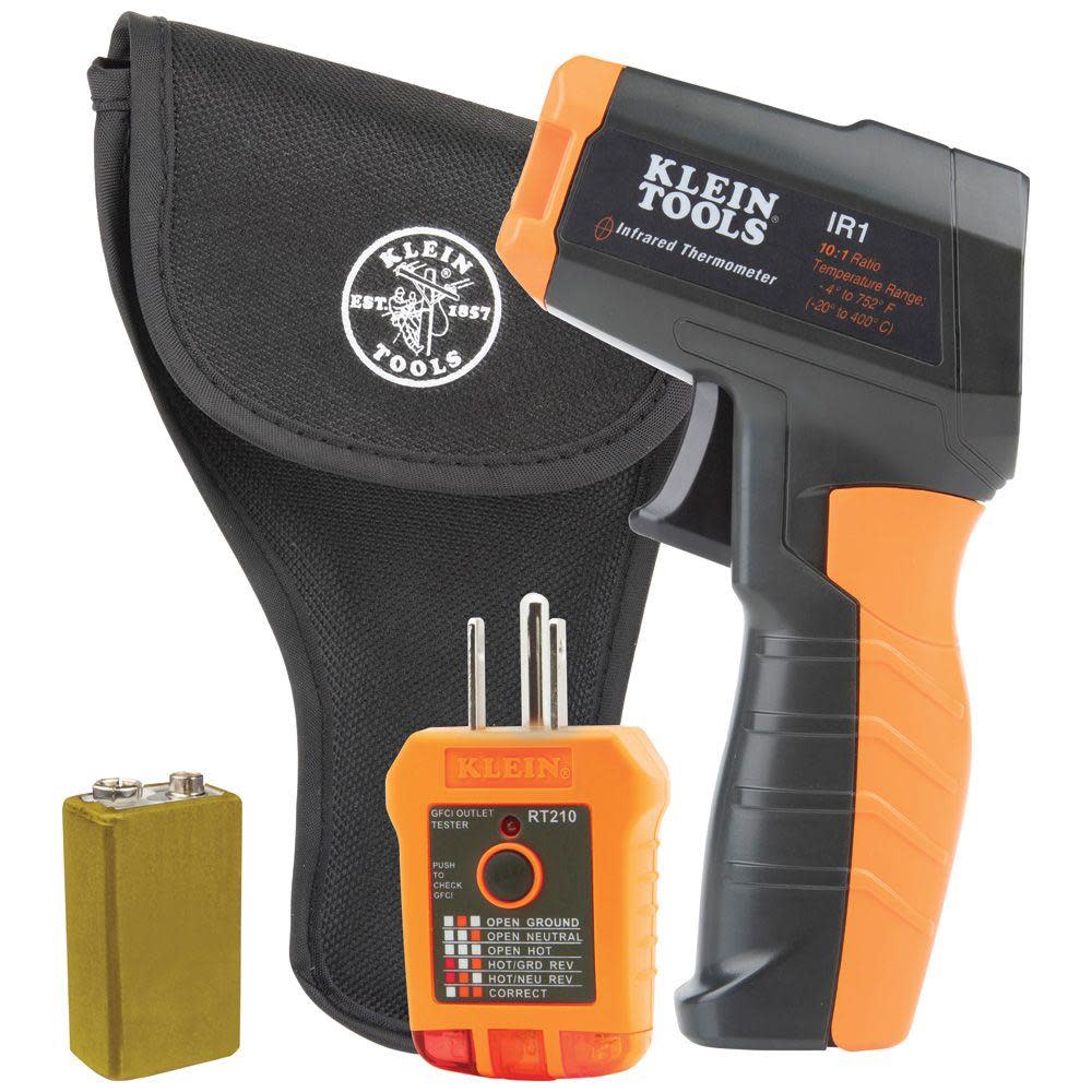 Klein Tools Infrared Thermometer Inspection Kit - Flockneti