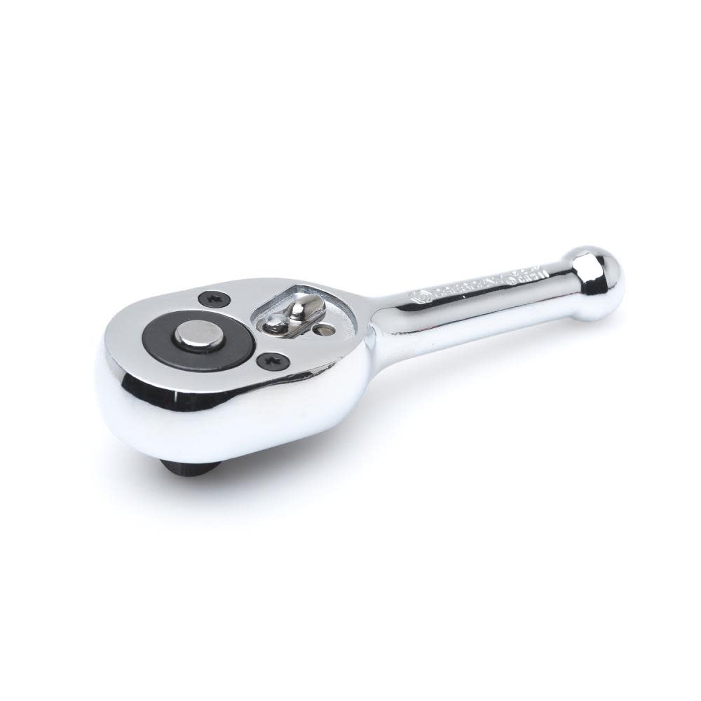 Crescent 3/8″ Drive 72 Tooth Stubby Quick Release Teardrop Ratchet 6-3/4 In. - Flockneti