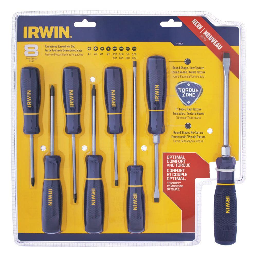 Irwin 8 Pc. Pro Torque Screwdriver Set - Flockneti