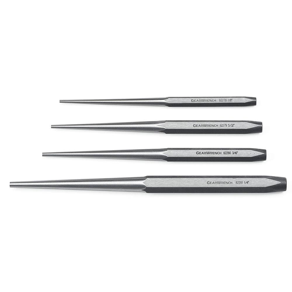 GEARWRENCH 4 Pc Long Taper Punch Set - Flockneti