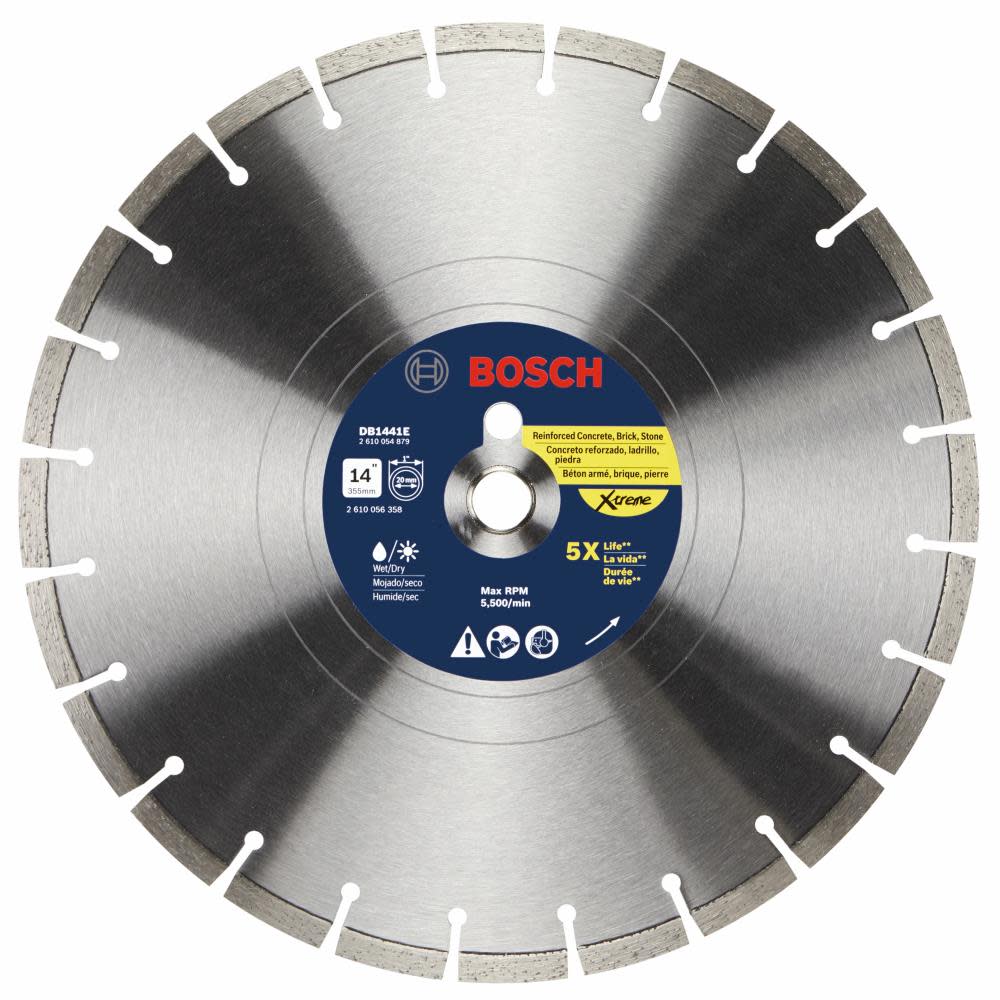 Bosch 14″ Xtreme Segmented Rim Diamond Blade - Flockneti