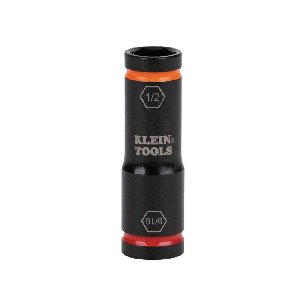 Klein Tools Flip Impact Socket 9/16″ X 1/2″ - Flockneti
