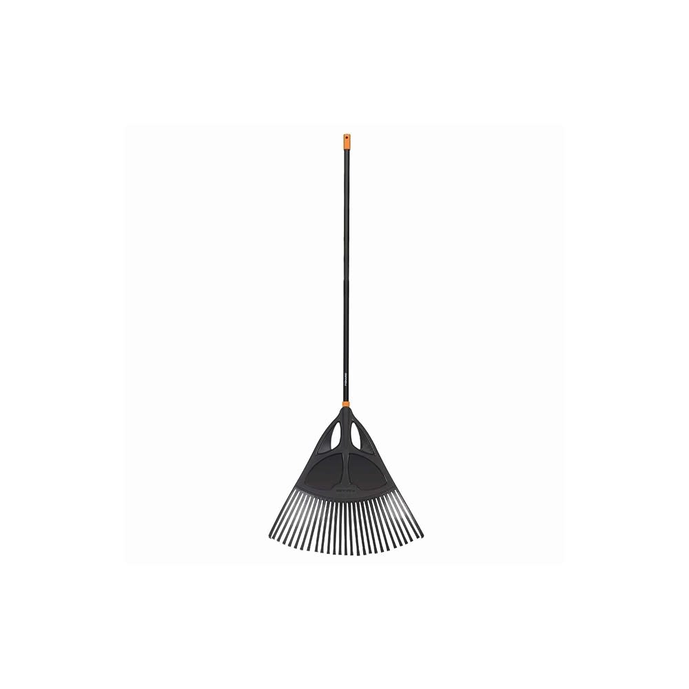 Fiskars 27 Tine Poly Leaf Rake with Aluminum Handle - Flockneti