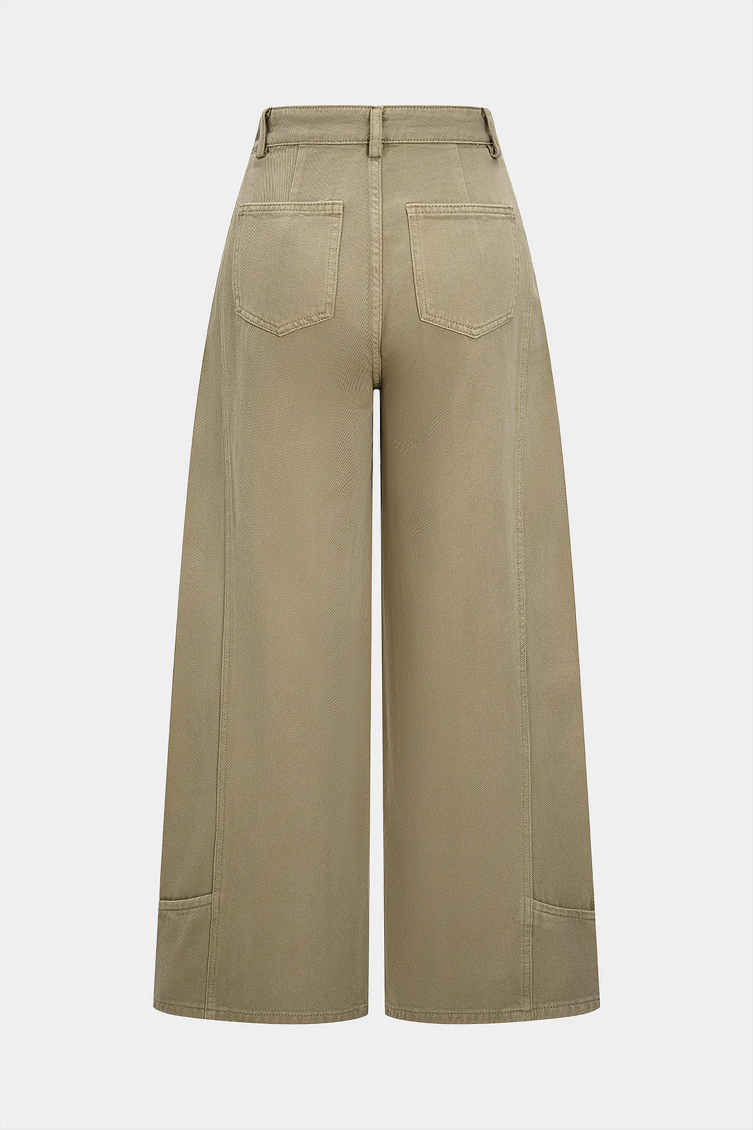 Denim Zipper Pocket Straight Leg Jeans - Flockneti