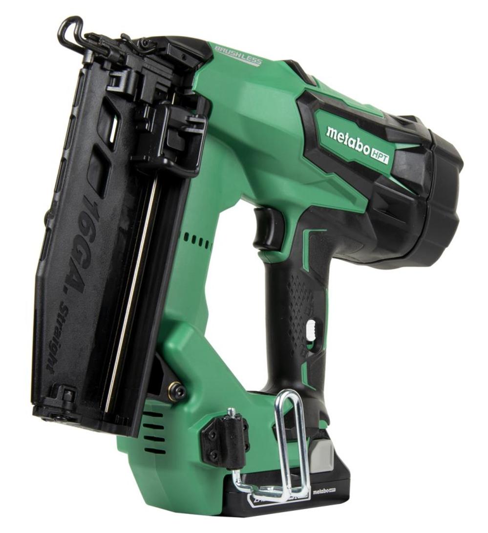 Metabo HPT 18V Brushless Li-ion 16 Gauge Straight Finish Nailer - Flockneti
