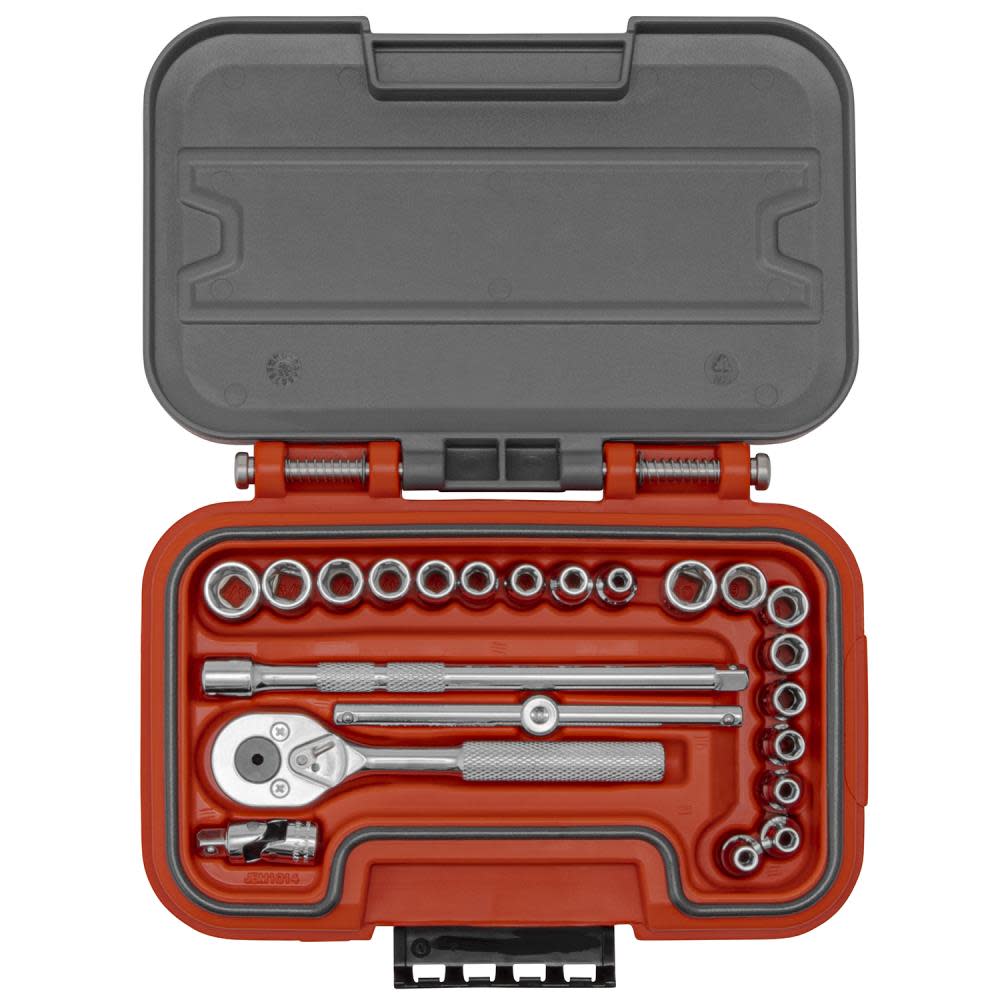 Proto Socket Set 1/4 DR 22pc SAE & MM 6pt - Flockneti