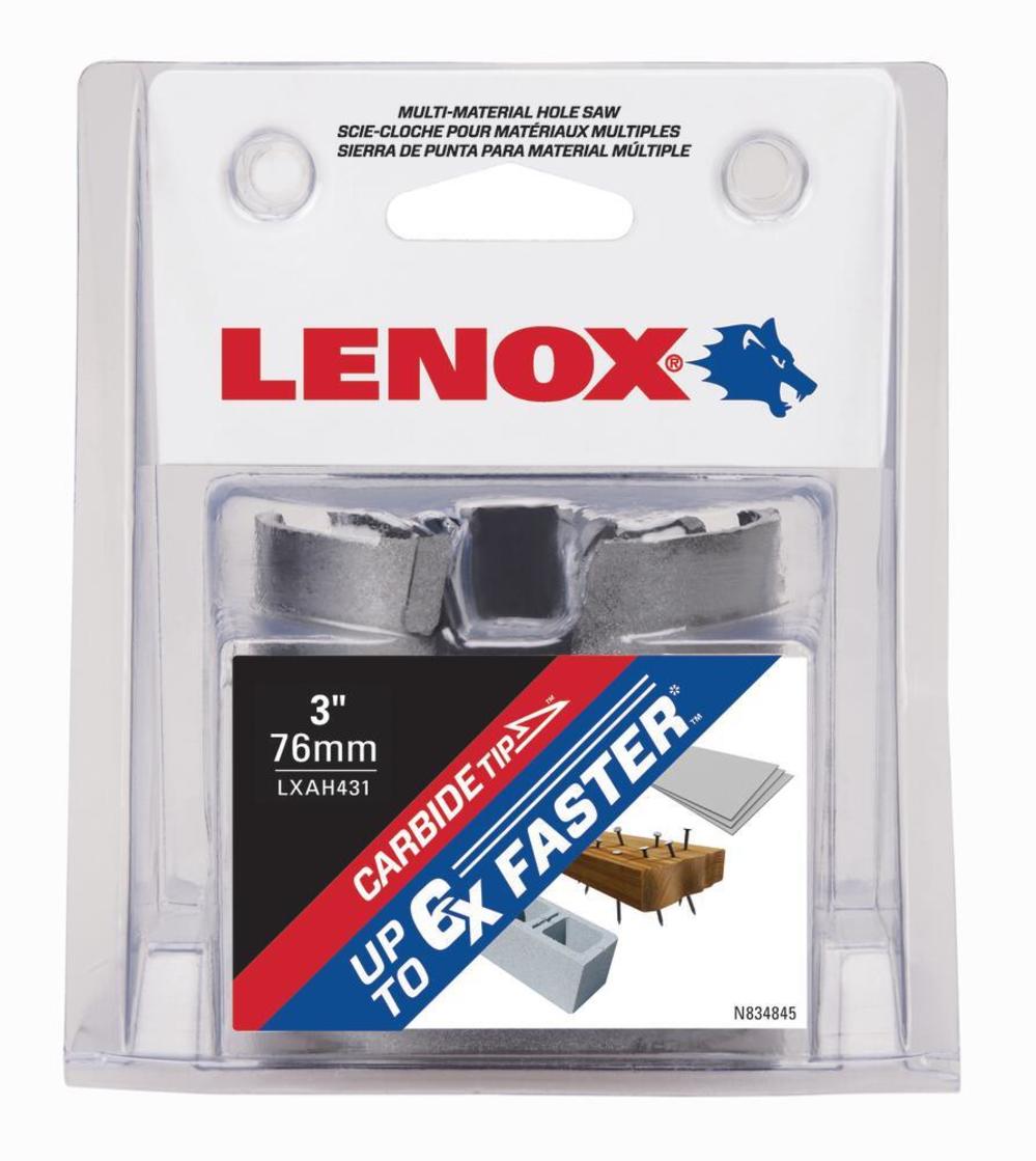 Lenox 3″ (76MM) MM CARBIDE HOLE SAW - Flockneti