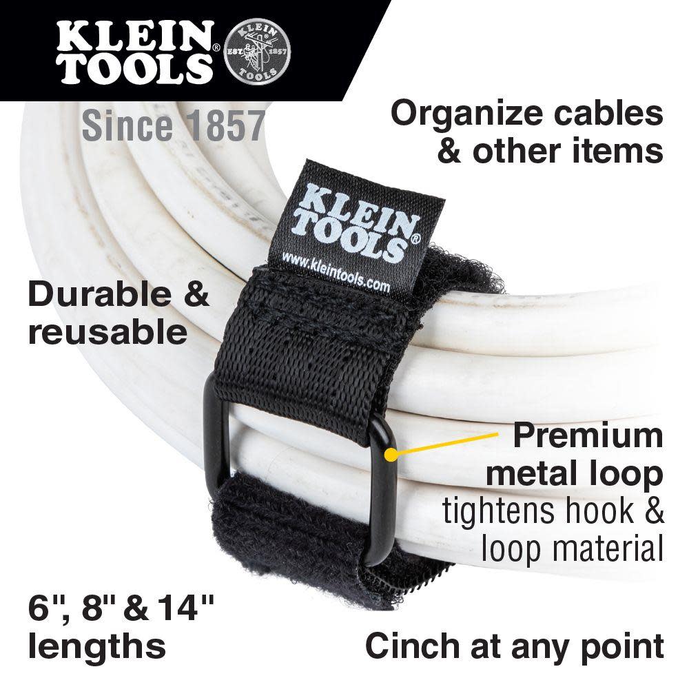 Klein Tools Cinch Strap Cable Ties 6pk - Flockneti