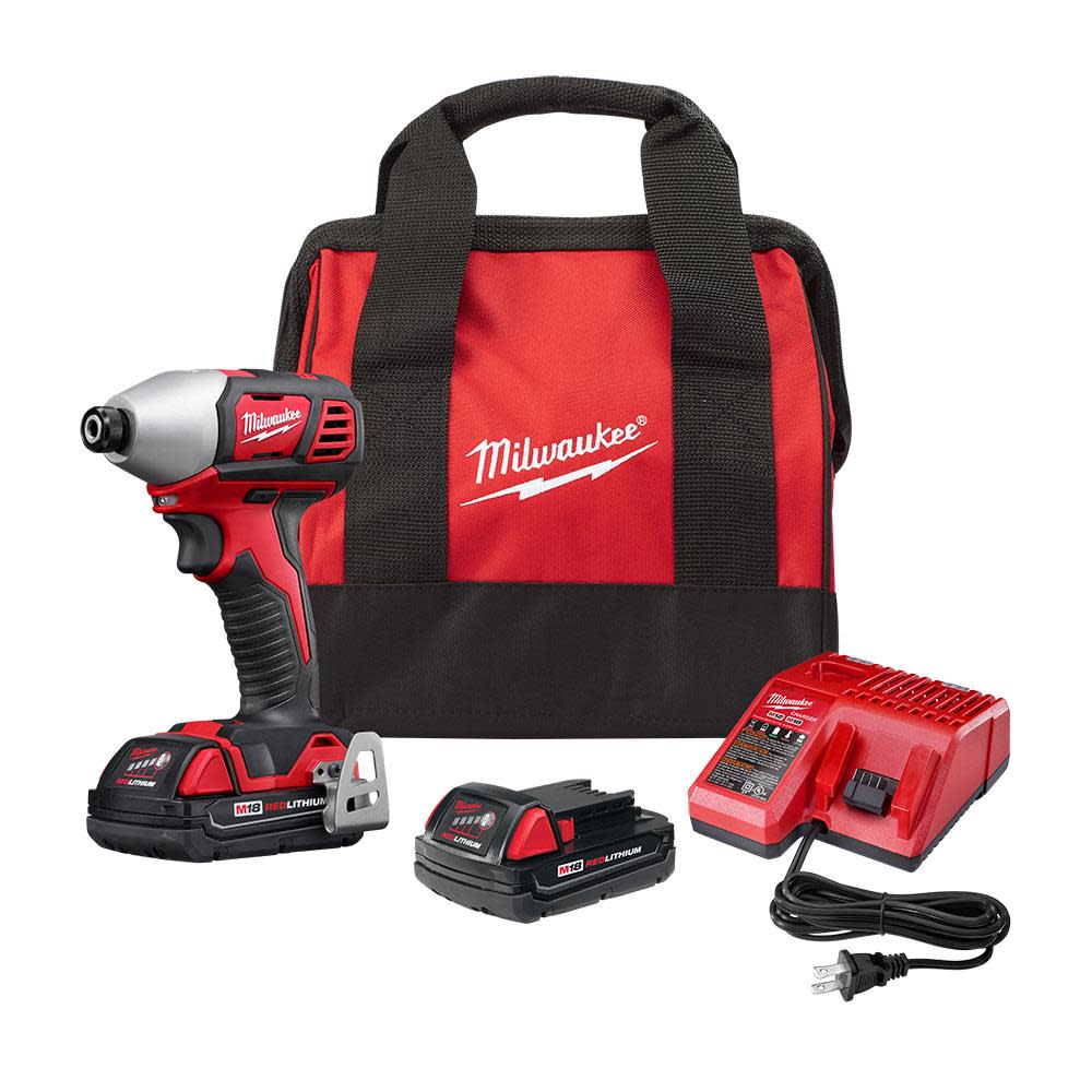 Milwaukee M18 2 Speed 1/4 Hex Impact Driver Compact Kit - Flockneti