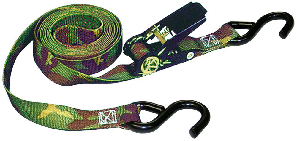 Keeper 8 Ft. Camouflage Ratchet Tie-Down 4 pack - Flockneti