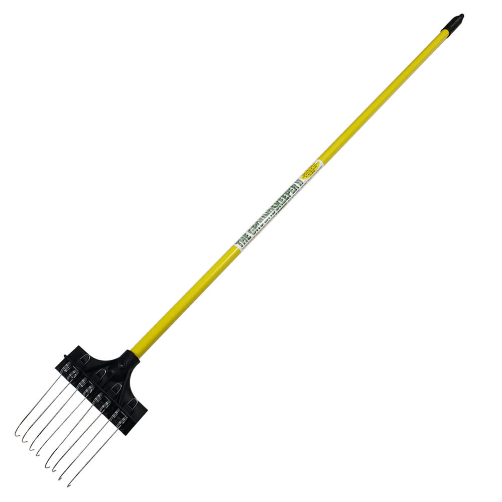 TRG Inc 6″ Groundskeeper II Mini-Shrub Rake - Flockneti