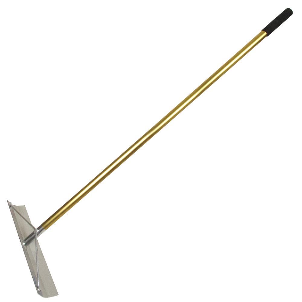 Kraft Tool Co 19-1/2 In. x 4 In. Gold Standard Aluminum Concrete Placer - Flockneti