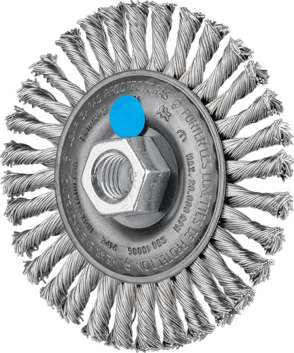 Pferd 4″ Stringer Bead Wheel .020 SS Wire 5/8 11 Thread - Flockneti