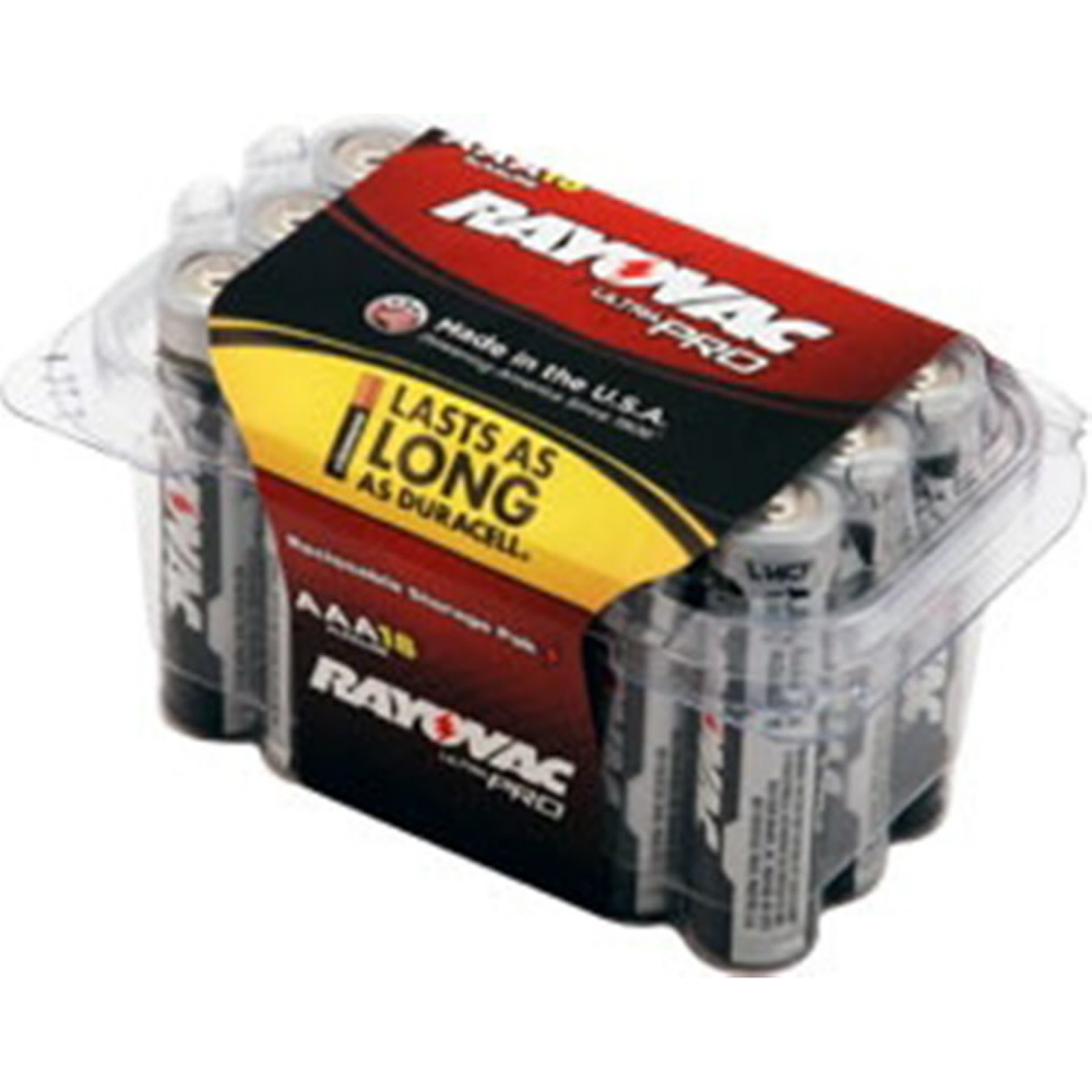 Rayovac Industrial Alkaline AAA Size Reclosable 18 Pack Industrial Alkaline AAA Size Reclosable 18 Pack - Flockneti