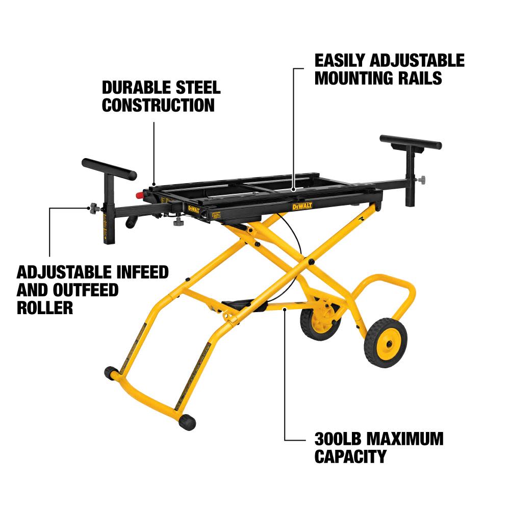 DEWALT Rolling Miter Saw Stand - Flockneti