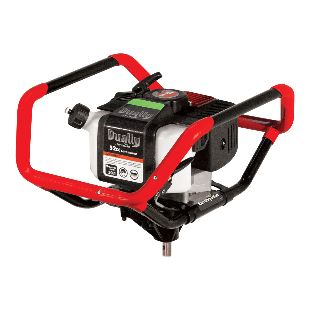 Earthquake Dually 1 or 2-Person Earth Auger Powerhead – 52cc 2-Cycle Viper Engine - Flockneti