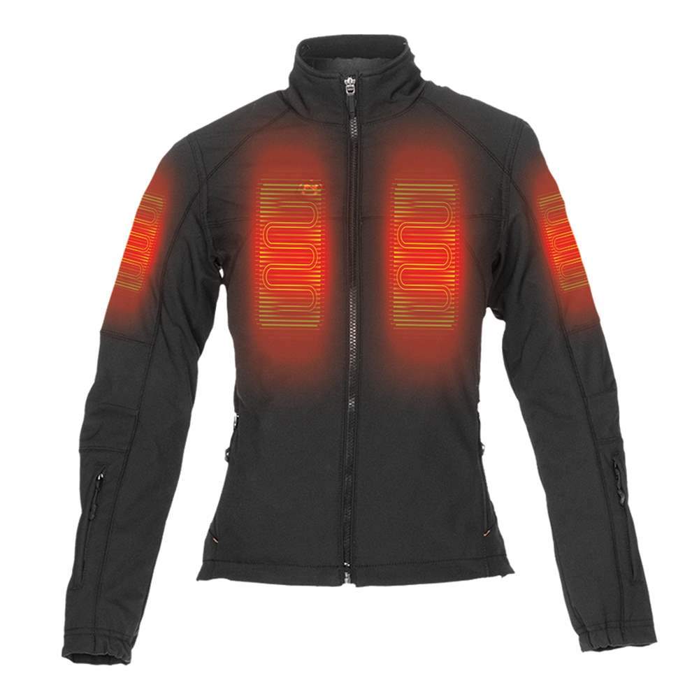 Mobile Warming Dual Power Jacket Womens 12V Black XL - Flockneti